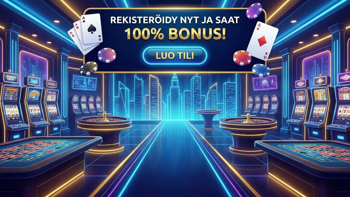 Rekisteröidy bonuksella